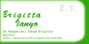 brigitta vanyo business card